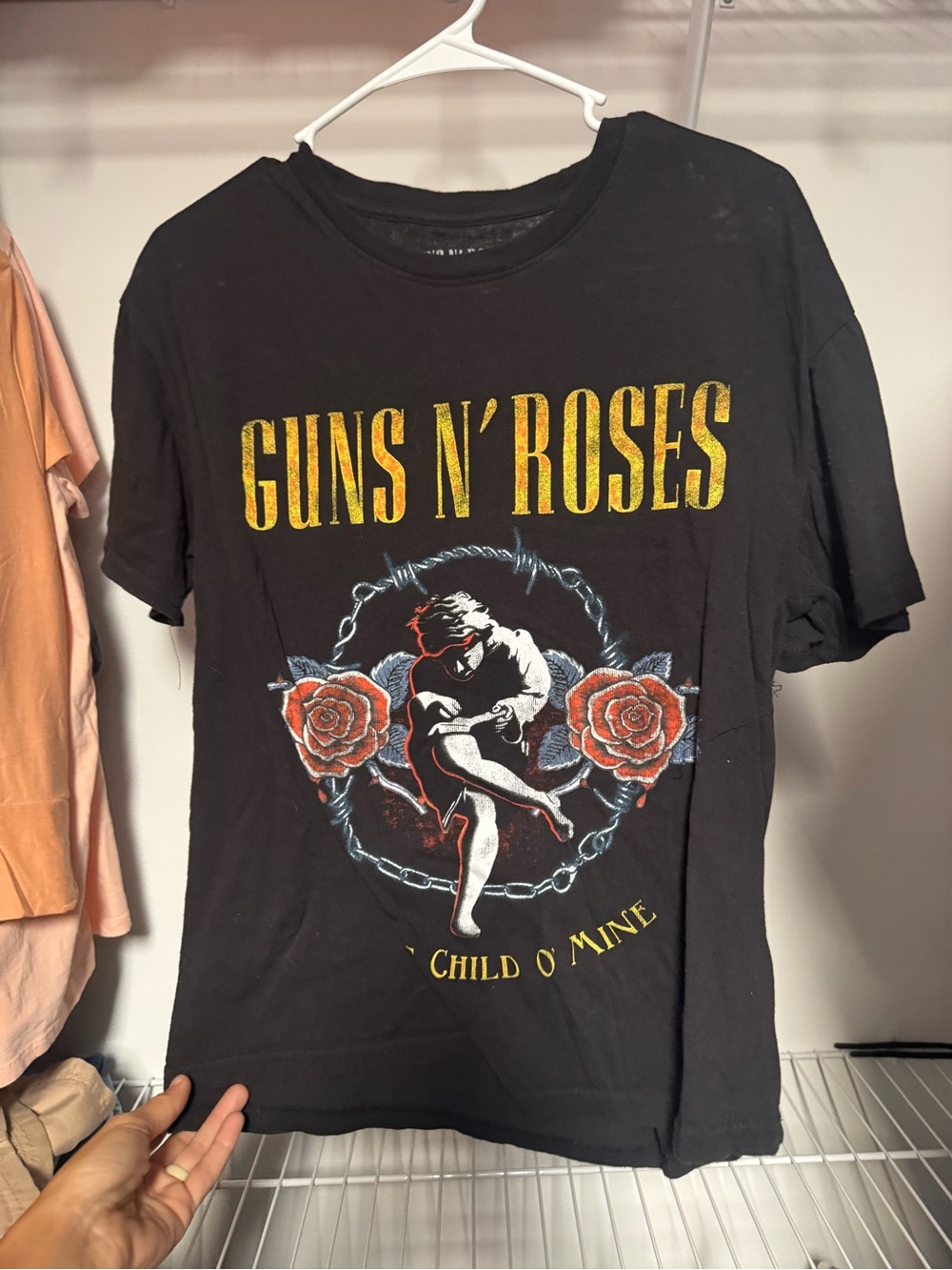 Guns N' Roses Black Graphic Tee - 'Child O' Mine'